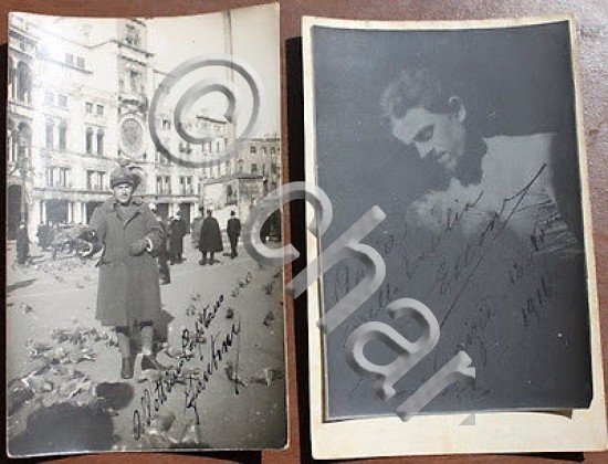 Lotto 4 foto WWI uniformi reparto chimico 1916 - A1