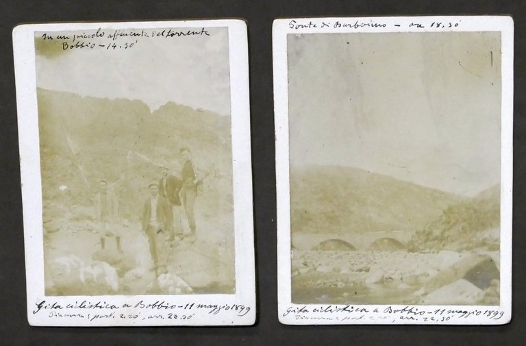 Lotto 4 Fotografie d'epoca - Gita ciclistica a Bobbio (Piacenza) …