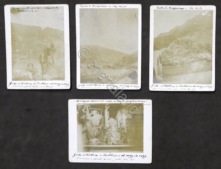 Lotto 4 Fotografie d'epoca - Gita ciclistica a Bobbio (Piacenza) …