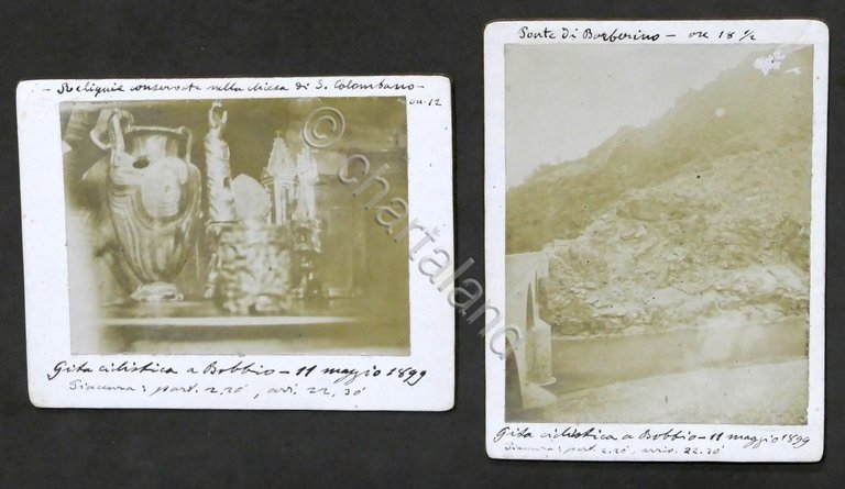 Lotto 4 Fotografie d'epoca - Gita ciclistica a Bobbio (Piacenza) …