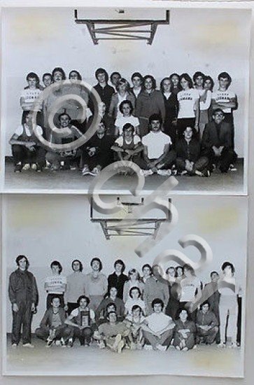 lotto 5 fotografie formazione atletica Legnano 1973 con impianti