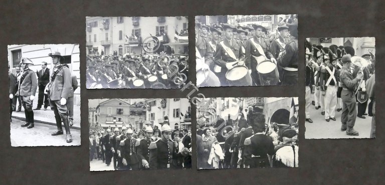Lotto 6 fotografie manifestazione Carabinieri - 1960 ca.