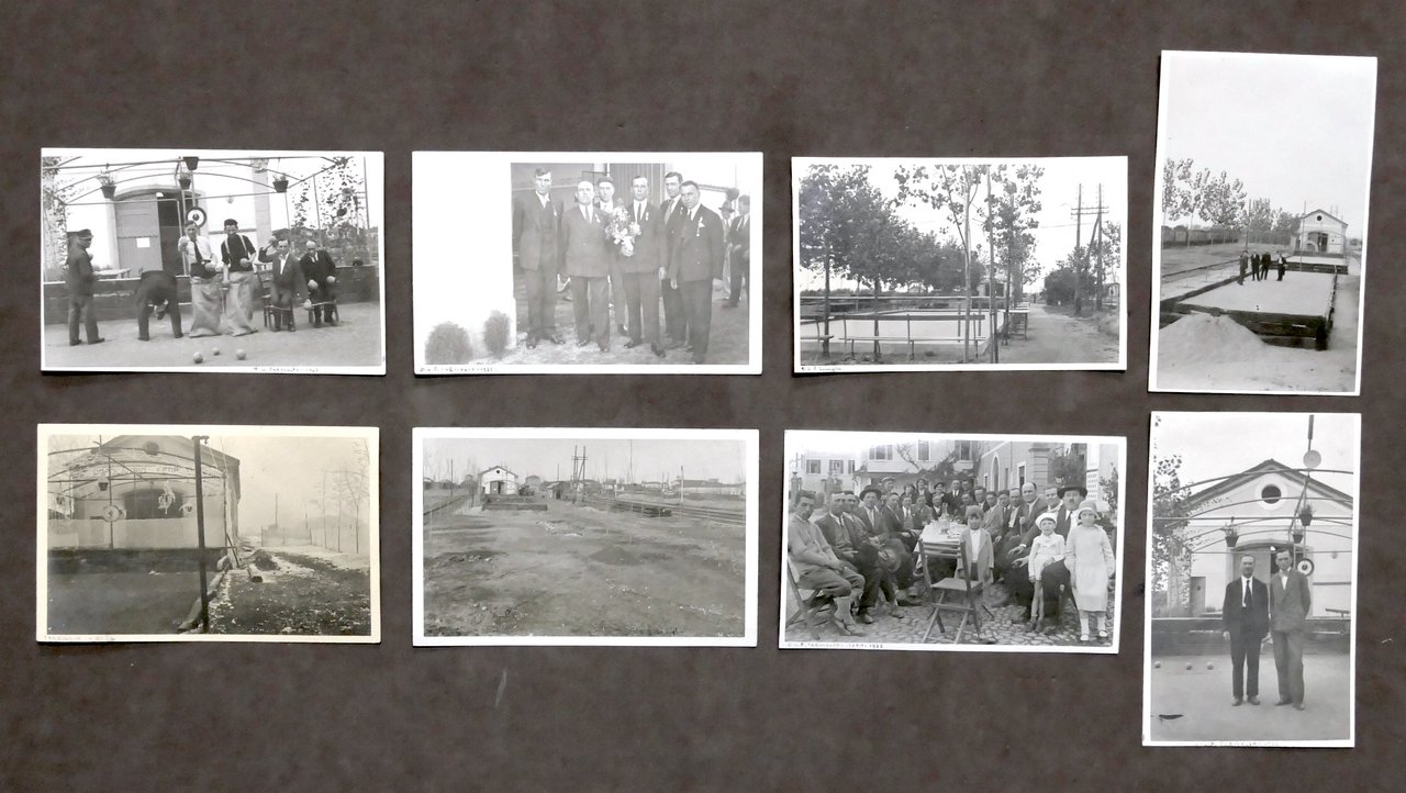 Lotto 8 fotocartoline Dopo Lavoro di Treviglio - 1932