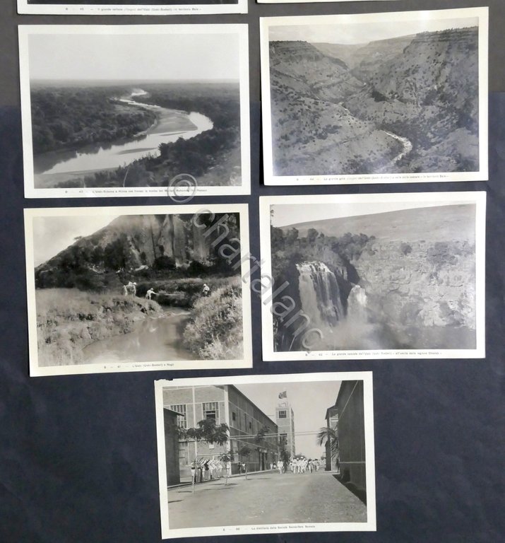 Lotto 9 fotografie Colonialismo Italiano - Territori Fiume Uebi Scebeli …