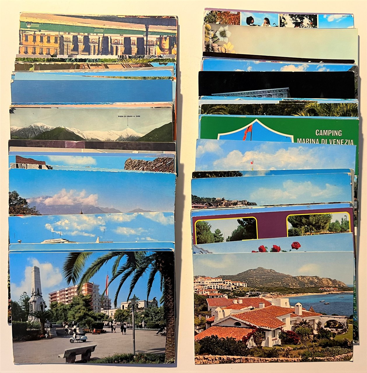 Lotto Cartoline 100 pz. - Formato Grande a colori 1950/1980 …