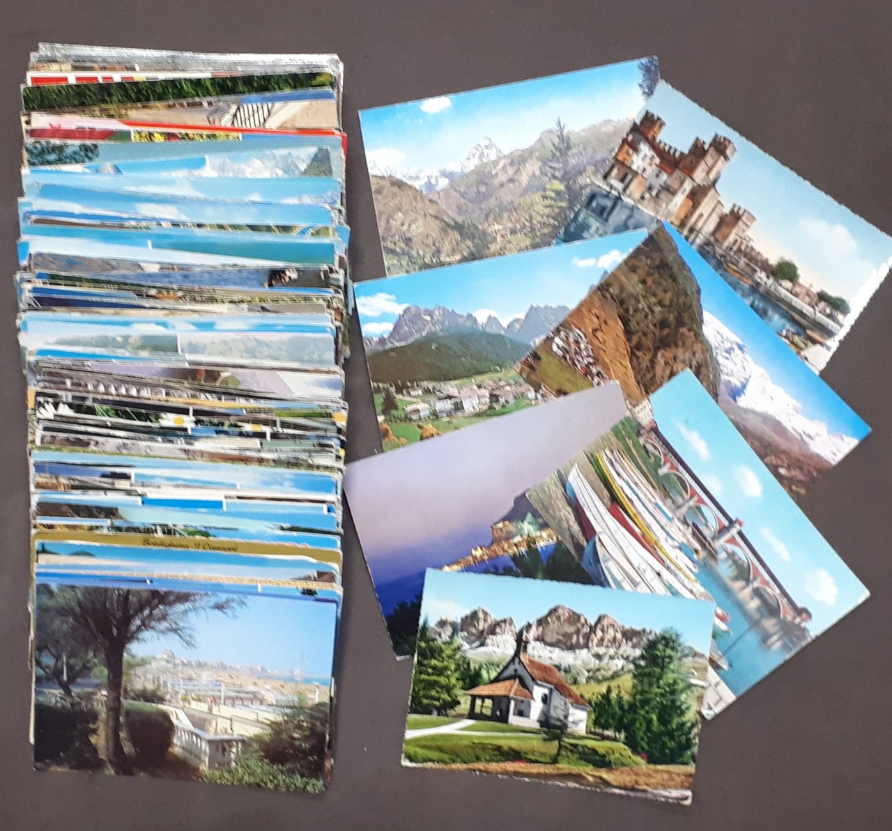 Lotto Cartoline 200 pz. - Formato Grande a colori 1950/1980 …