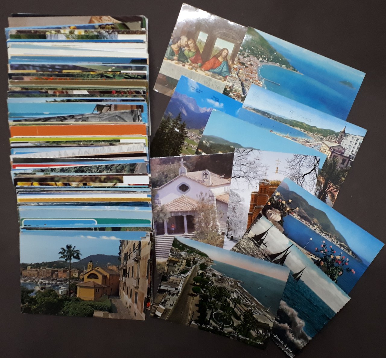 Lotto Cartoline 200 pz. - Formato Grande a colori 1950/1980 …