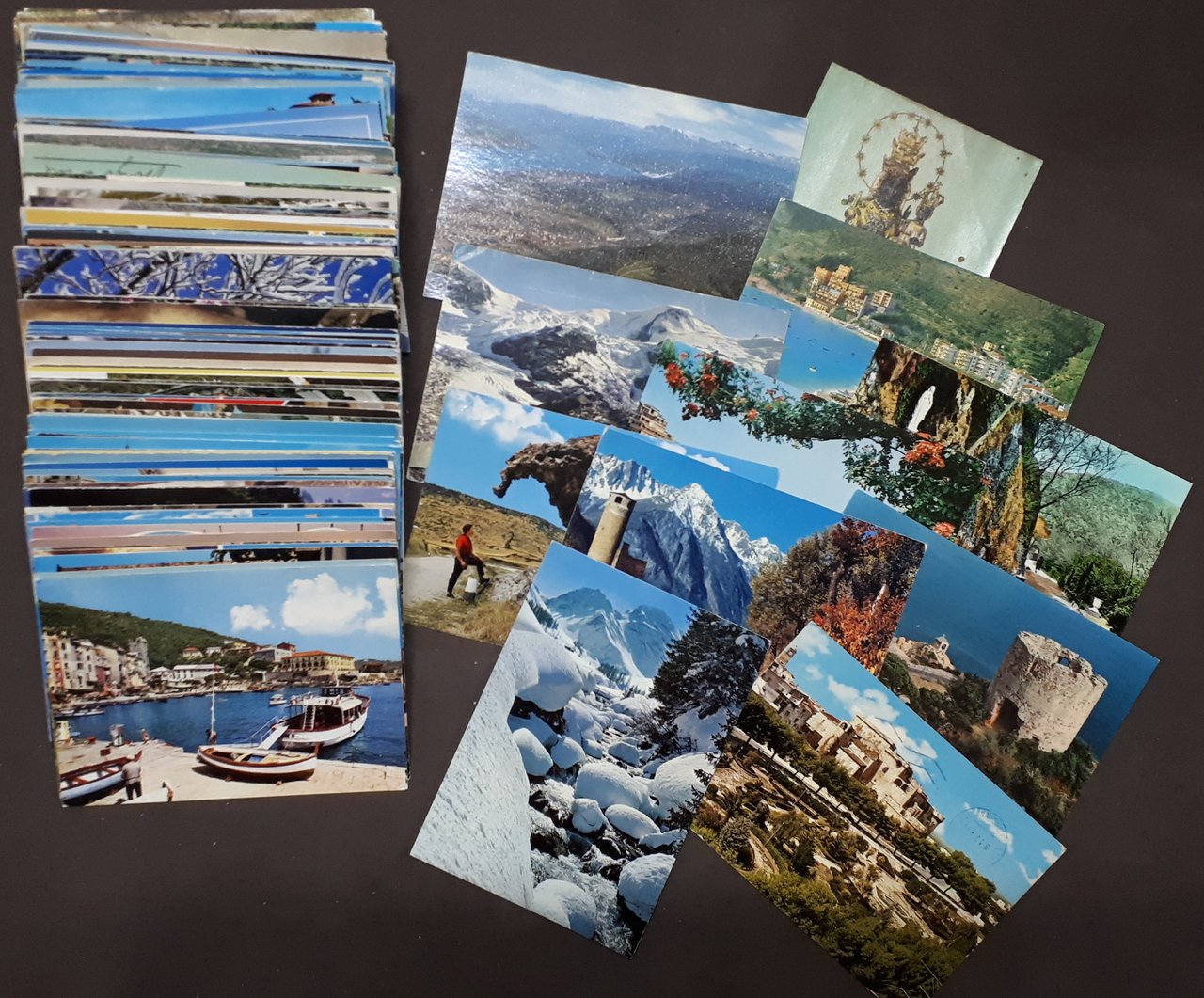 Lotto Cartoline 200 pz. - Formato Grande a colori 1950/1980 …