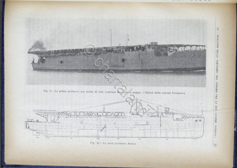 Luigi Accorsi - La Nave Portaerei - ed. 1948