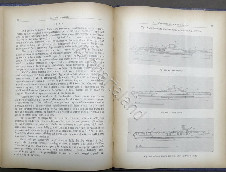 Luigi Accorsi - La Nave Portaerei - ed. 1948