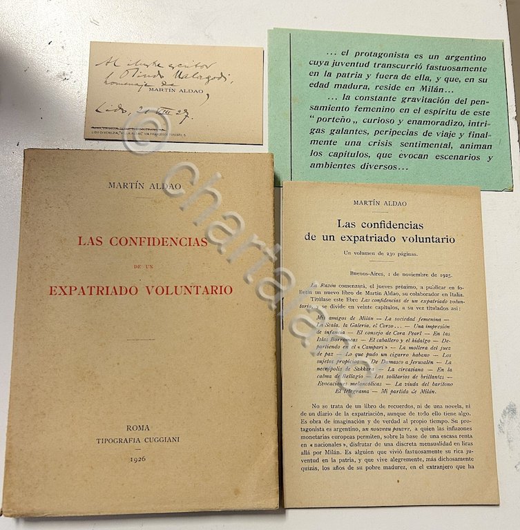 M. Aldao - Las Confidensias de un expatriado voluntario - …