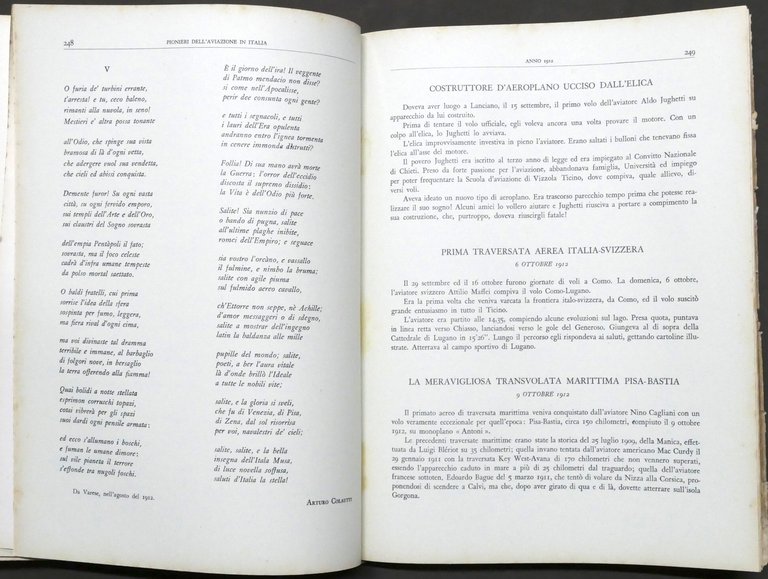 M. Cobianchi - Pionieri dell'aviazione in Italia - 1^ ed. …