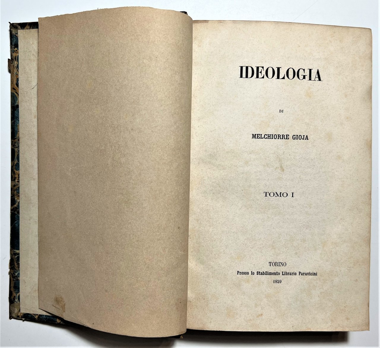M. Gioja - Ideologia - ed. 1859 Tomo I