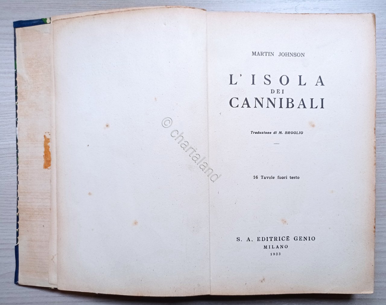 M. Johnson - L'Isola dei Cannibali - ed. 1933