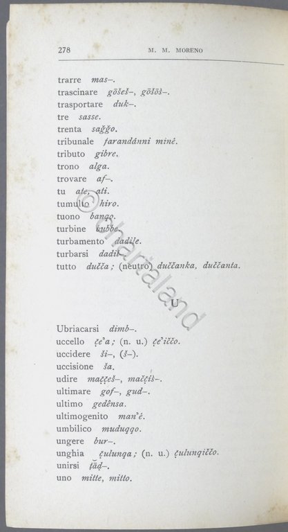 M.M. Moreno - Manuale di Sidamo - Grammatiche e lessici …