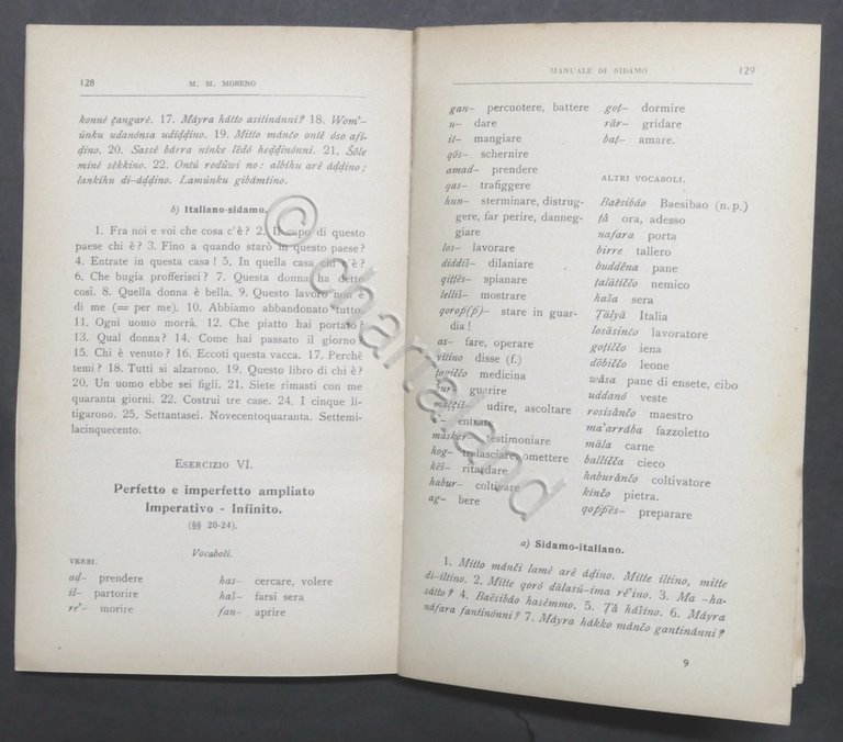 M.M. Moreno - Manuale di Sidamo - Grammatiche e lessici …