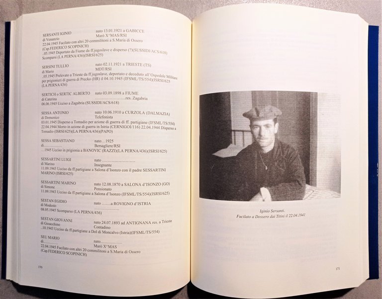 M. Pirina - Registro delle vittime del confine Orientale - …