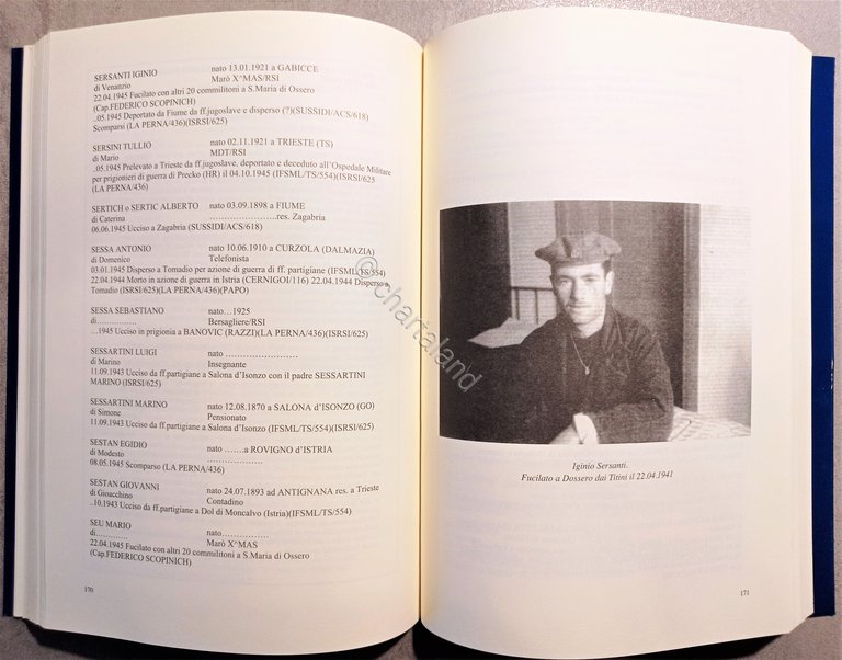 M. Pirina - Registro delle vittime del confine Orientale - …