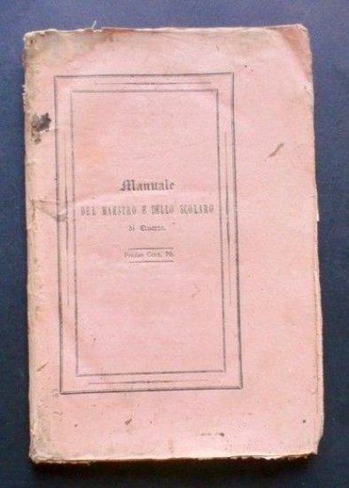 M. Ponza - Manuale del maestro e dello scolaro di … | Immagine principale