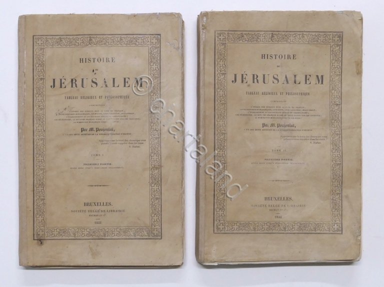 M. Poujoulat - Histoire de Jerusalem - Opera completa - … | Immagine Gallery 3