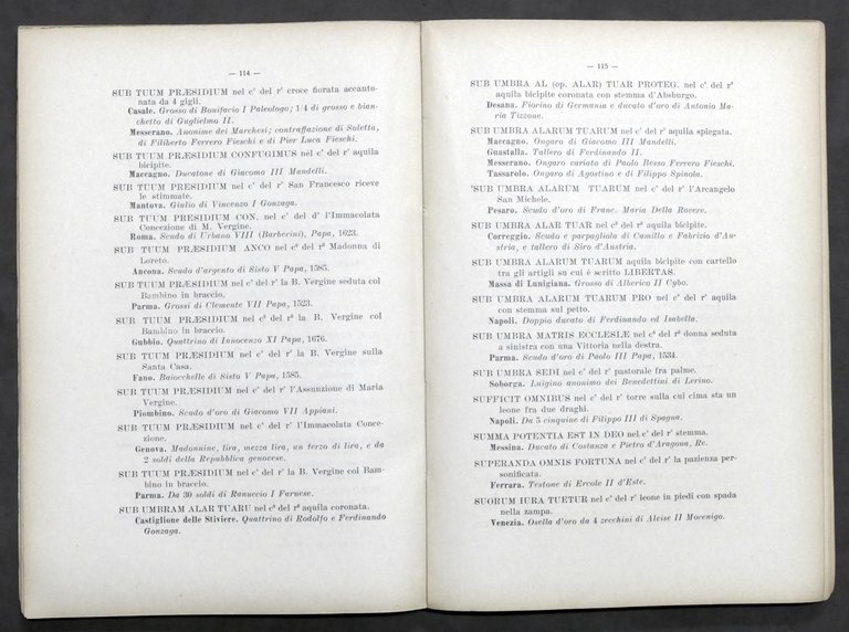 M. Rolla - Fascio Numismatico - Motti Epigrafi Monete Italiane …