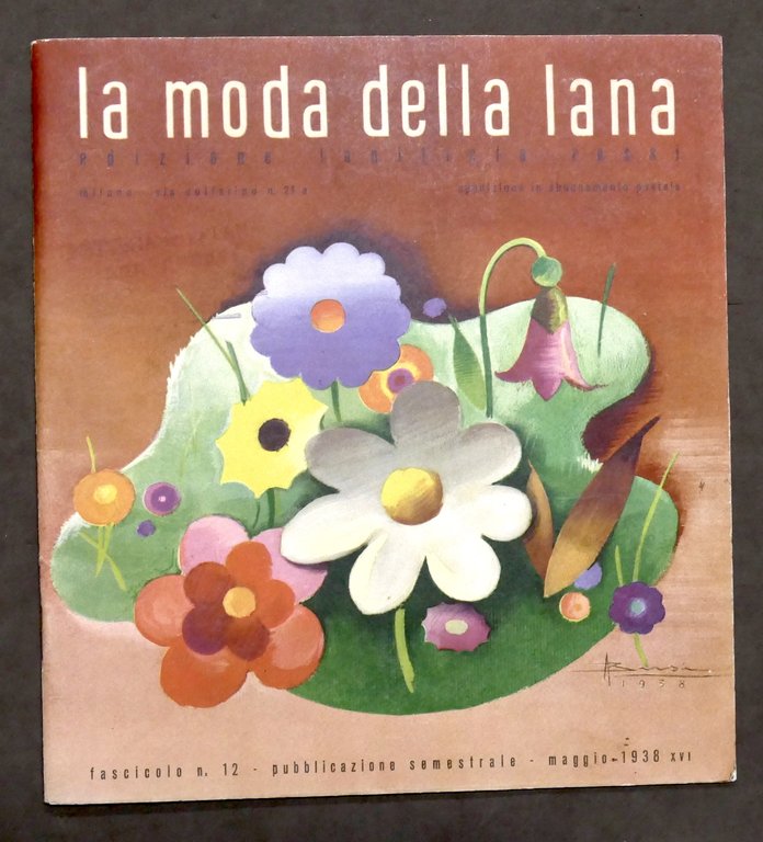 Maglieria Rivista La moda della lana - Lanificio Rossi - Fascicolo N. 12 - 1938