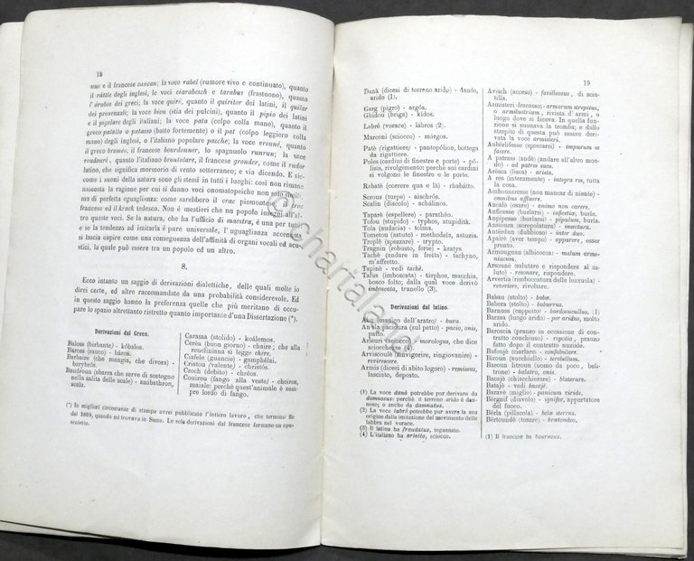 Mamini - Il dialetto piemontese nelle derivazioni dalle lingue principali …