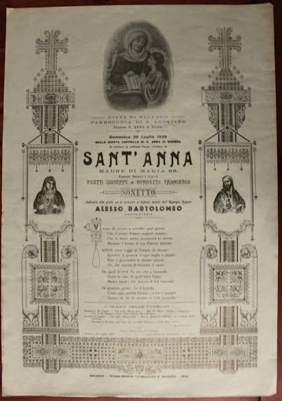 Manifesto devozionale S. Agostino - Sant' Anna di Bronda - …