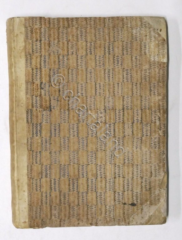 Manoscritto sui Bachi da Seta secondo le regole del Conte …