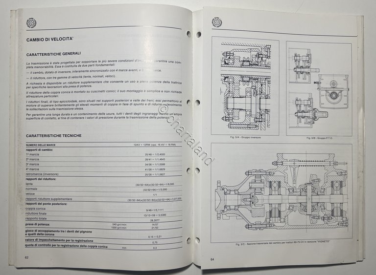 Manuale d'Officina Trattori Lamborghini - 660-F / 660-V / 775-F …