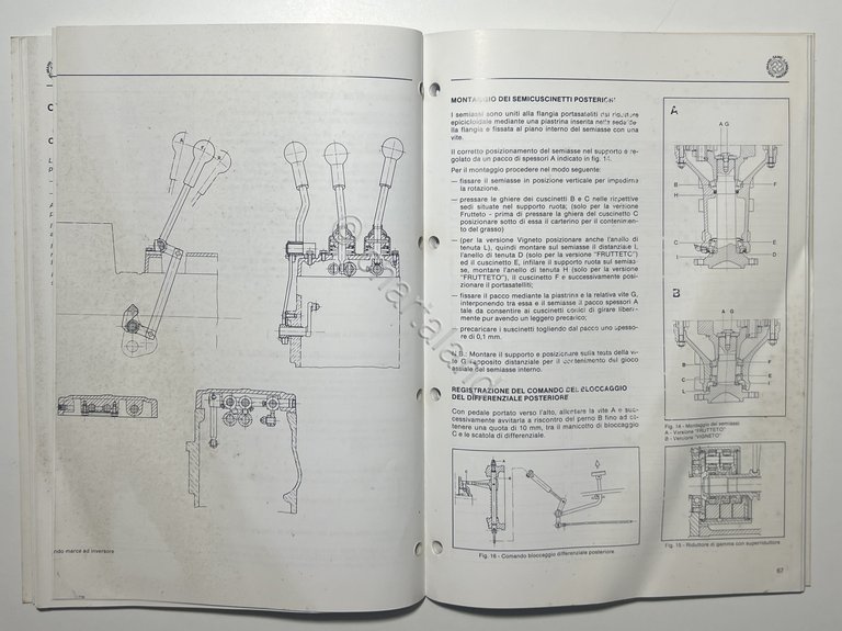 Manuale d'Officina Trattori Lamborghini - 660-F / 660-V / 775-F …