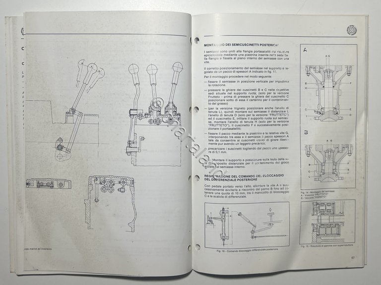 Manuale d'Officina Trattori Lamborghini - 660-F / 660-V / 775-F …