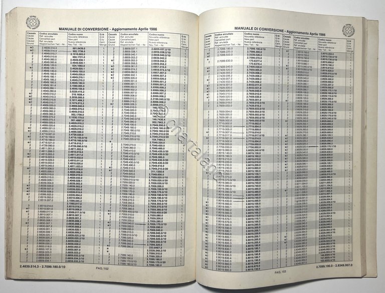 Manuale di Conversione dei Codici Ricambi Hurlimann SAME Lamborghini - …