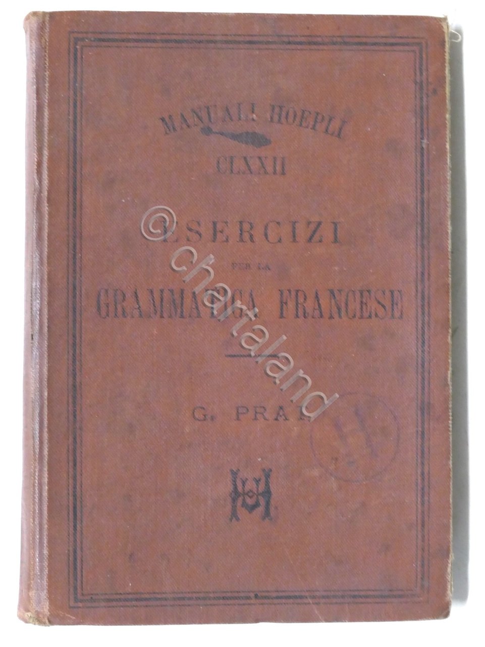 Manuale Hoepli - G. Prat - Esercizi grammatica francese - …