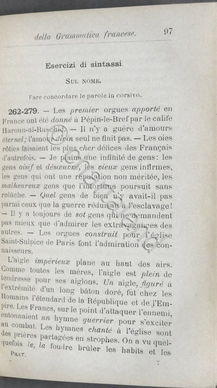 Manuale Hoepli - G. Prat - Esercizi grammatica francese - …