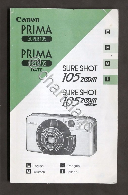 Manuale Istruzioni fotocamera Canon Prima Super 105 - Sure Shot … | Immagine Gallery 3