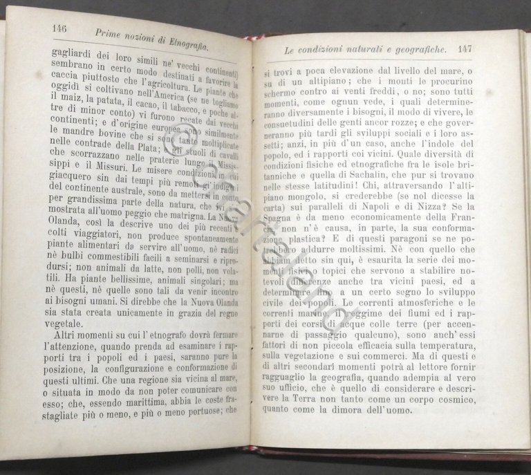 Manuali Hoepli - Bartolomeo Malfatti - Etnografia - ed. 1883