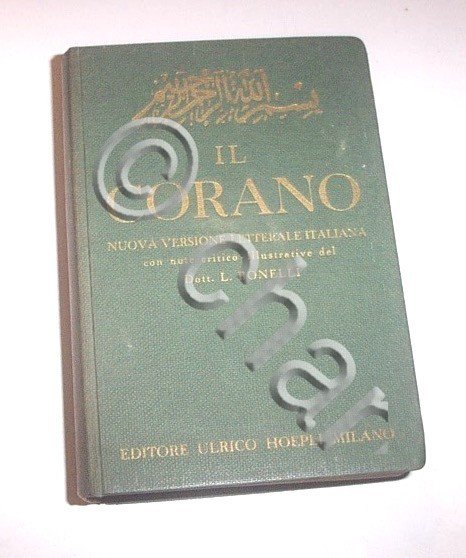 Manuali Hoepli - Bonelli - Il Corano Versione italiana - …