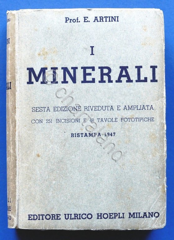 Manuali Hoepli - E. Artini - I Minerali - ed. …