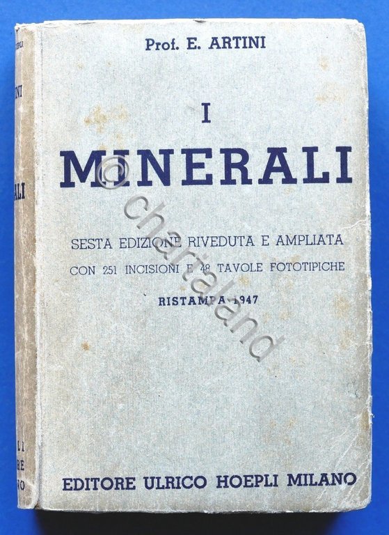 Manuali Hoepli - E. Artini - I Minerali - ed. …