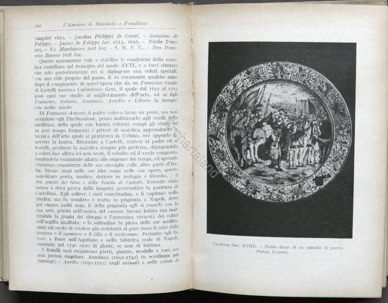 Manuali Hoepli - L. De Mauri - L'amatore di maioliche …