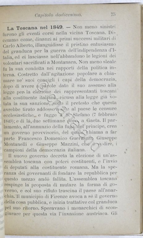 Manuali Hoepli - Storia Risorgimento Italiano di Francesco Bertolini - …