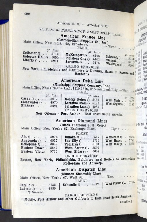 Marina - Almanacco delle Marine Mercantili - Annata 1926 / …