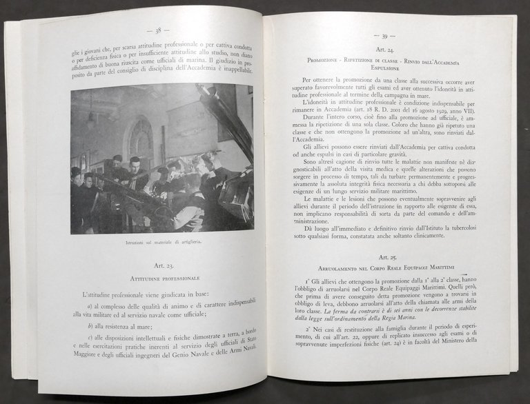 Marina - R. Accademia Navale - Concorso 1942 per ammissione …