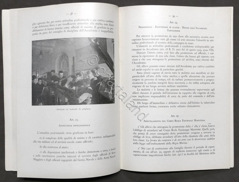 Marina - R. Accademia Navale - Concorso 1942 per ammissione …
