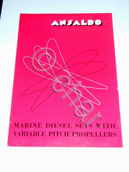 Marina Brochure ANSALDO Marine Diesel Sets with Variable Pitch Propellers