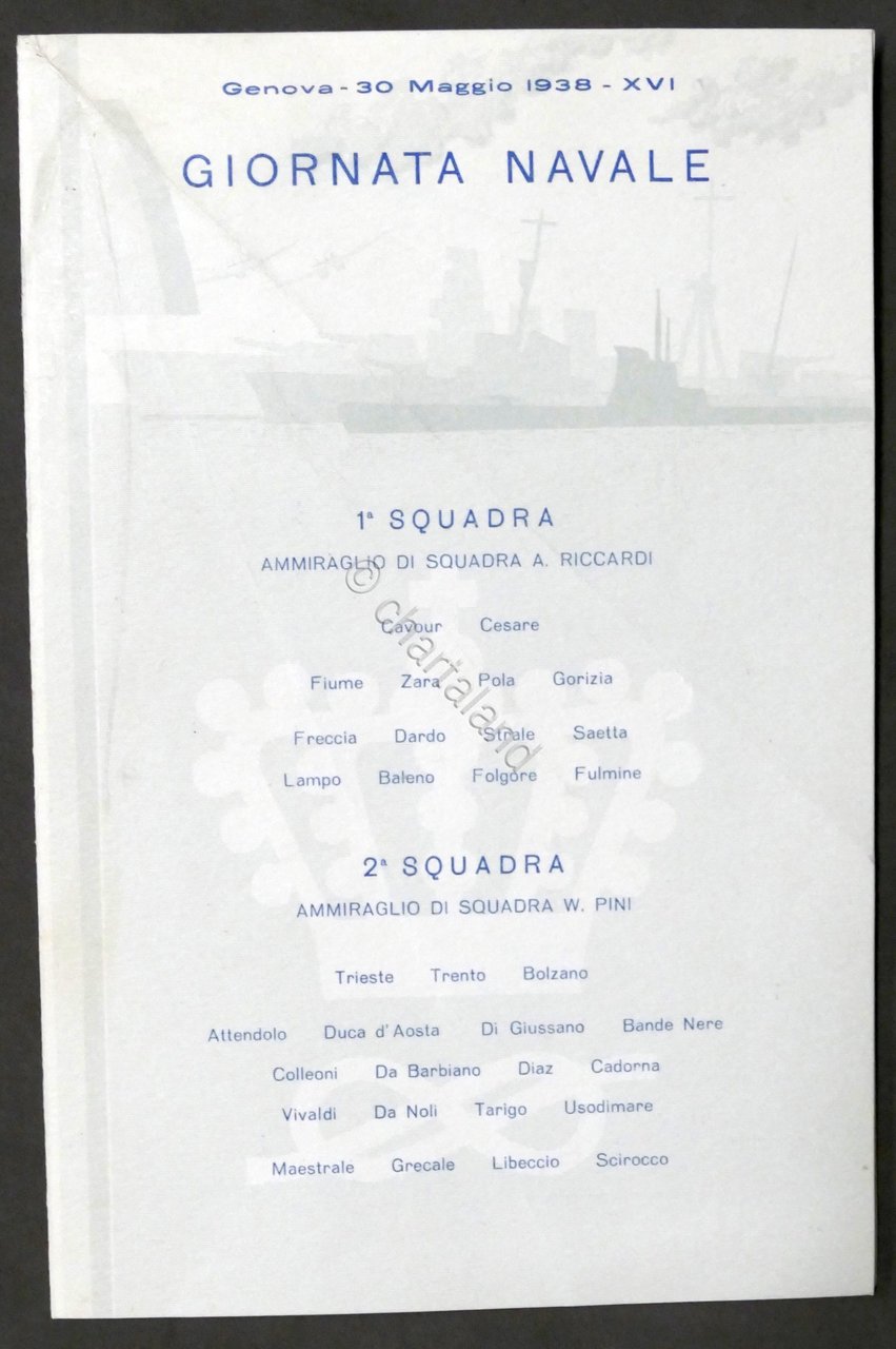 Marina Militare - Brochure Giornata Navale - Genova 30 Maggio …
