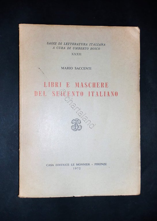 Mario Saccenti - Libri e maschere del Seicento italiano - …