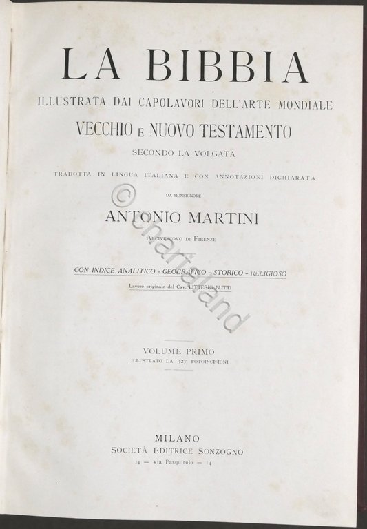 Martini La Bibbia illustrata - Opera completa - 1915 Ed. …