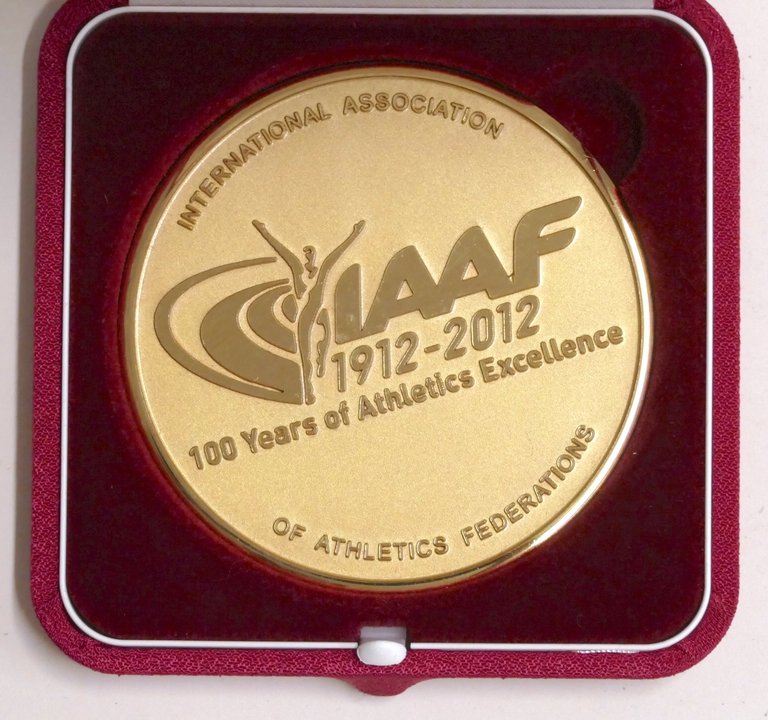 Medaglia commemorativa - IAAF 1912-2012 -100 Years of Athletics Excellence